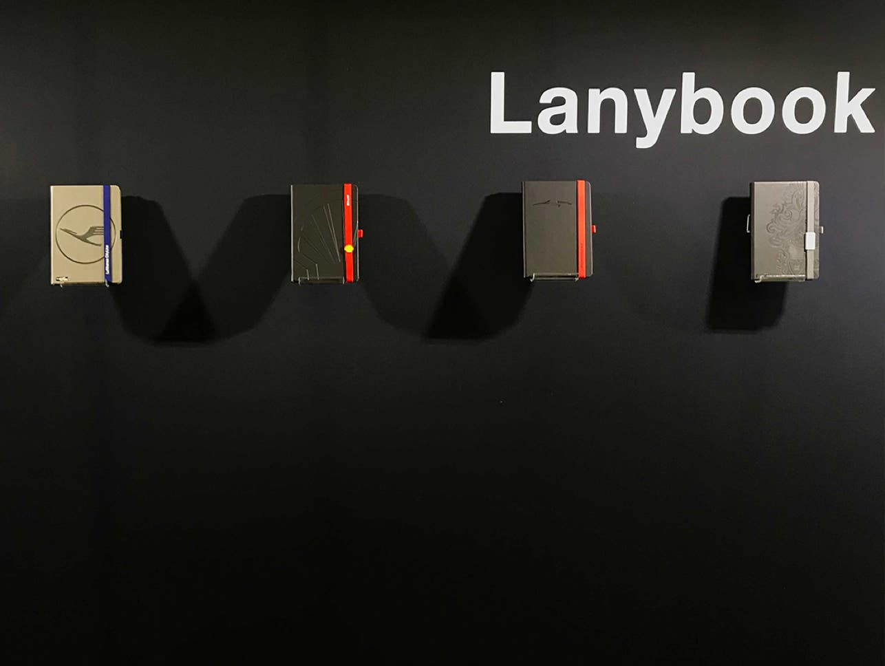Lanybook Notebook an Messen